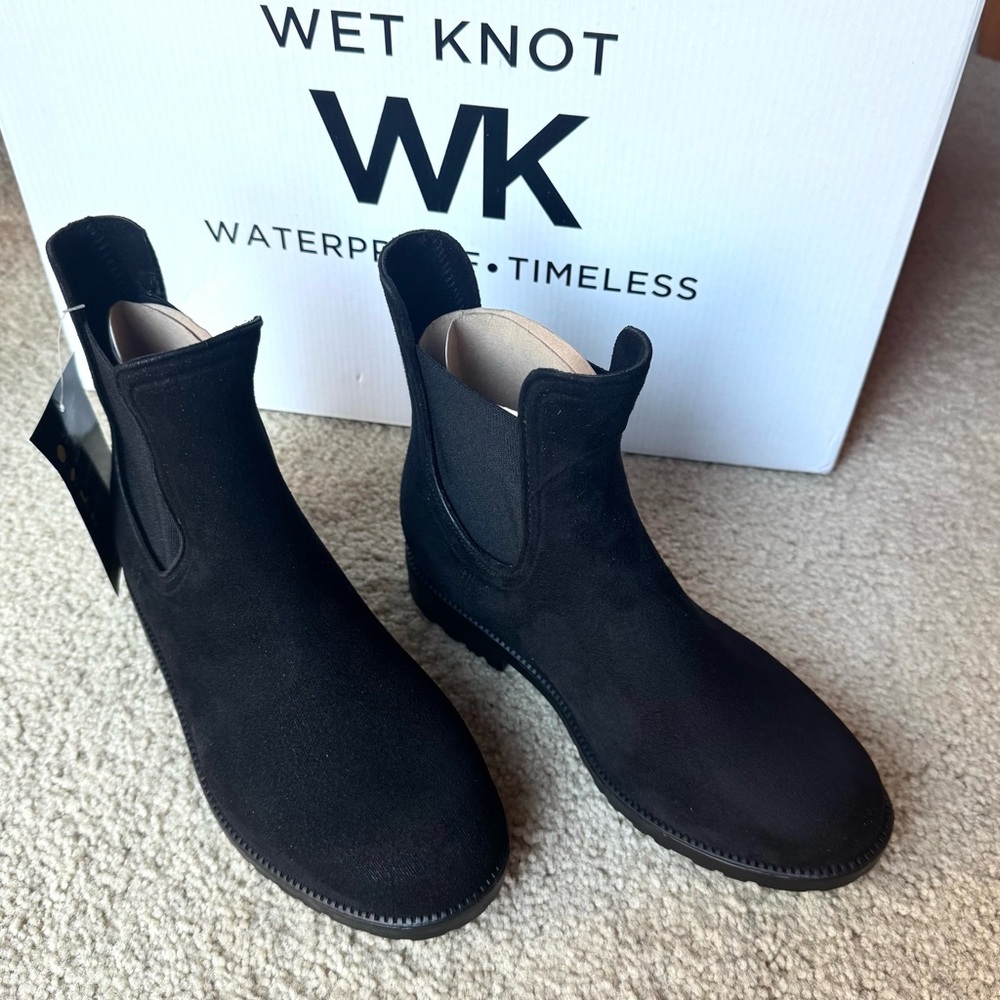 Waterproof Chelsea Ankle Boots Women’s 6